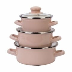 Alev Tencere Seti Mini 3'Lü 12-14-16 Cm