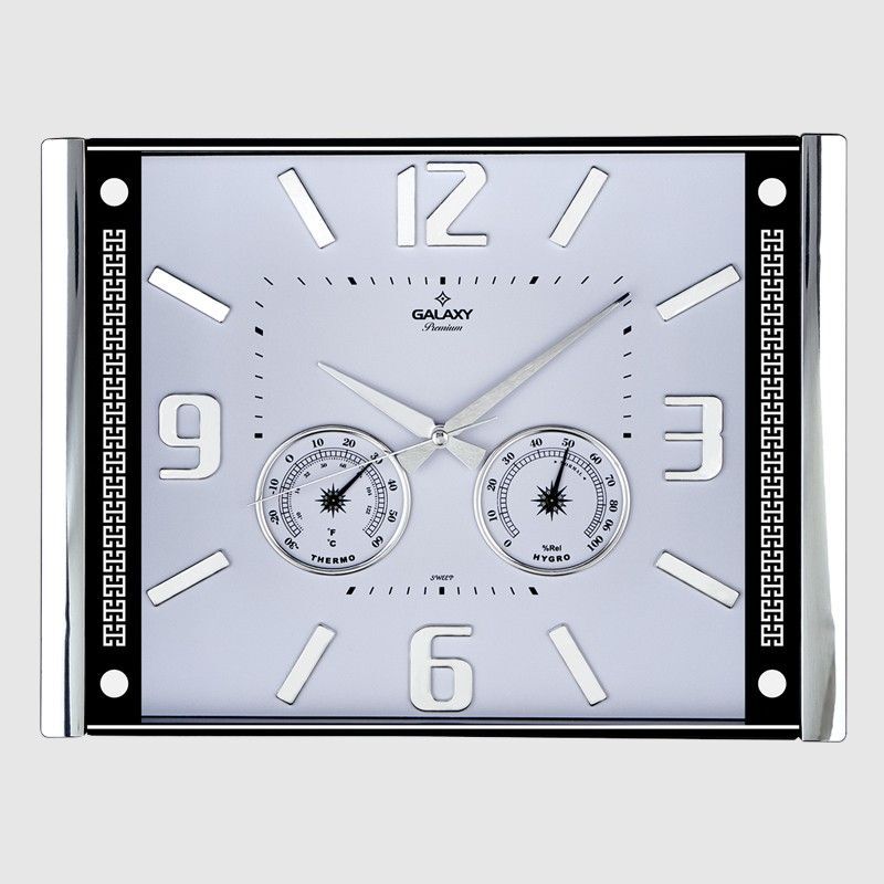 Galaxy 707-G-2 Barometreli Kabartma Rakam Duvar Saati