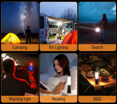 Sdr-T10-Tg 7 Fonksiyonlu Mıknatıslı El Feneri