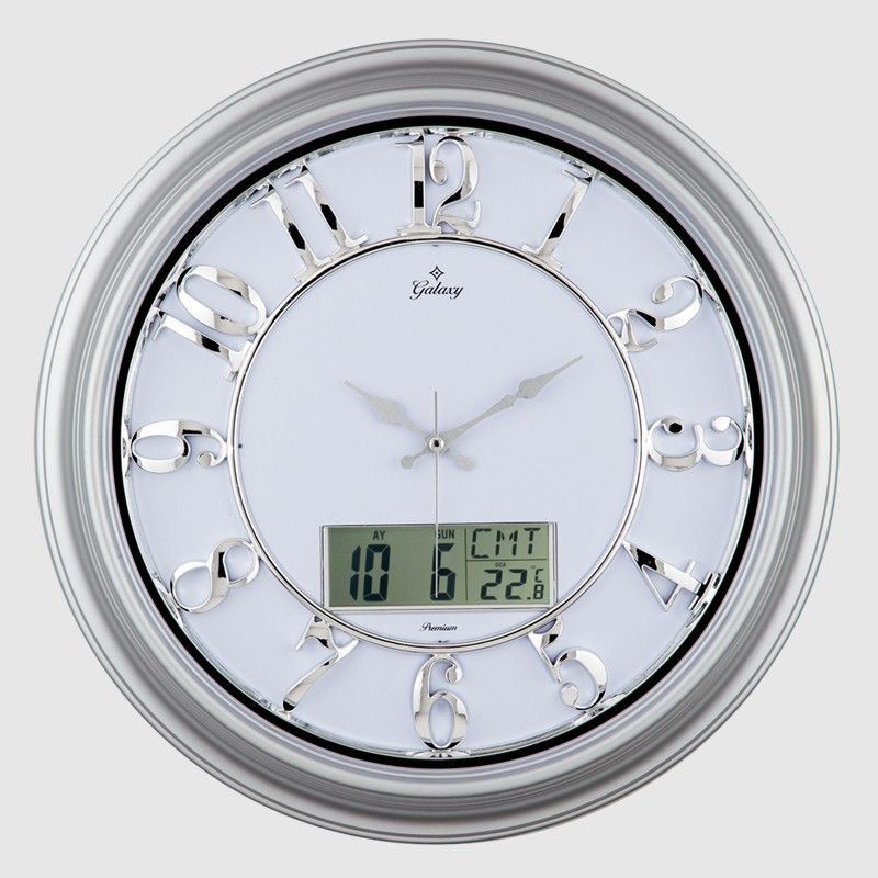 Galaxy Tk-1962-G-2 Termometreli Duvar Saati