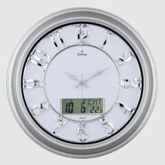 Galaxy Tk-1962-G-2 Termometreli Duvar Saati