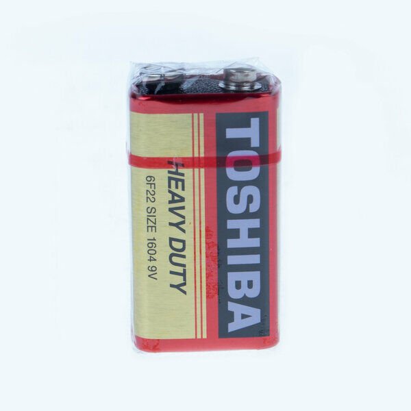 Toshiba Pil Yassı 9 Volt Pil