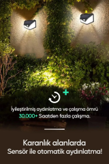 Volemi Solar Aydınlatma Sensörlü Lamba 067