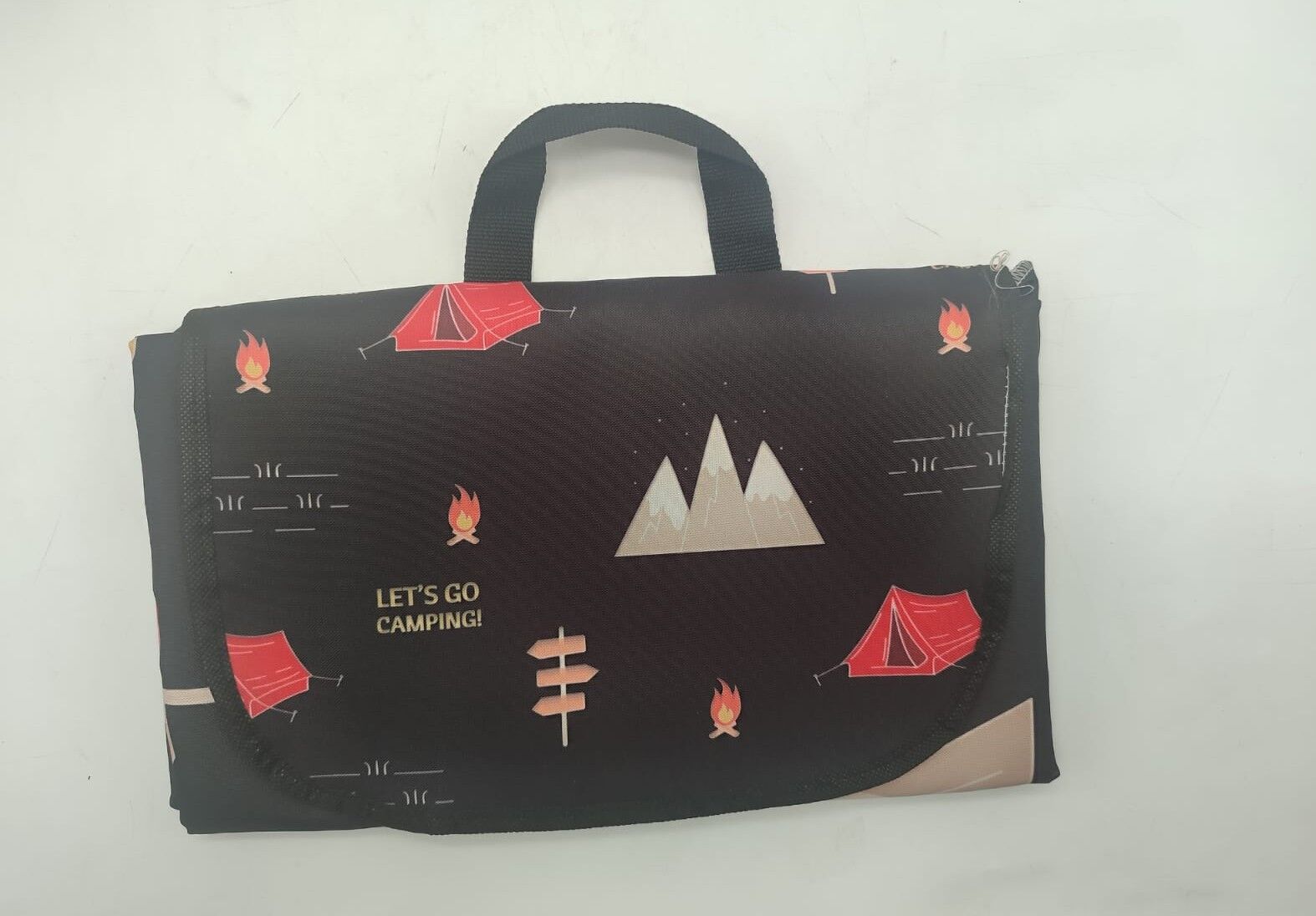 Campesnt Piknik Örtüsü 150X50 Cm Siyah