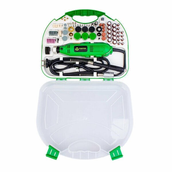 Portek Taşlama Seti Mini Kalıpçı 135 W Yeşil