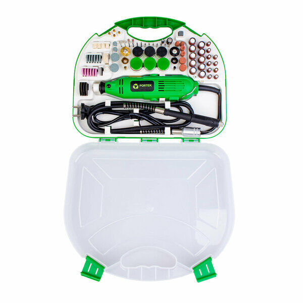 Portek Taşlama Seti Mini Kalıpçı 135 W Yeşil