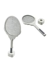 Mutlusan-999 520001 Usb To Type-c Şarjlı Sinek Öldürücü Cız Raket Beyaz