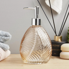 Perotti Sıvı Sabunluk Cam Leaf