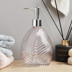 Perotti Sıvı Sabunluk Cam Leaf