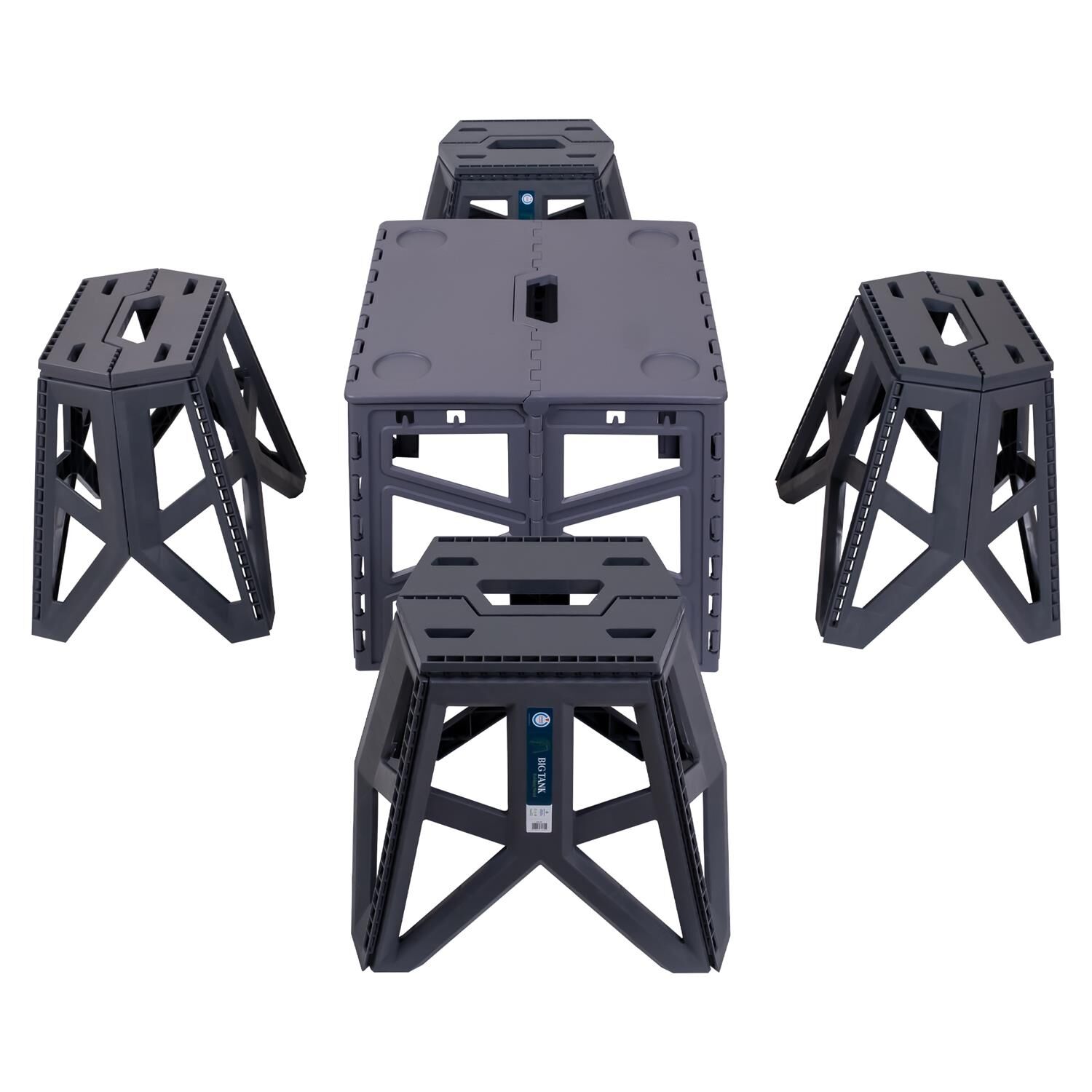 Özgen Plastik 308 4+1 Tank Katlanır Kamp Tabure Masa Set