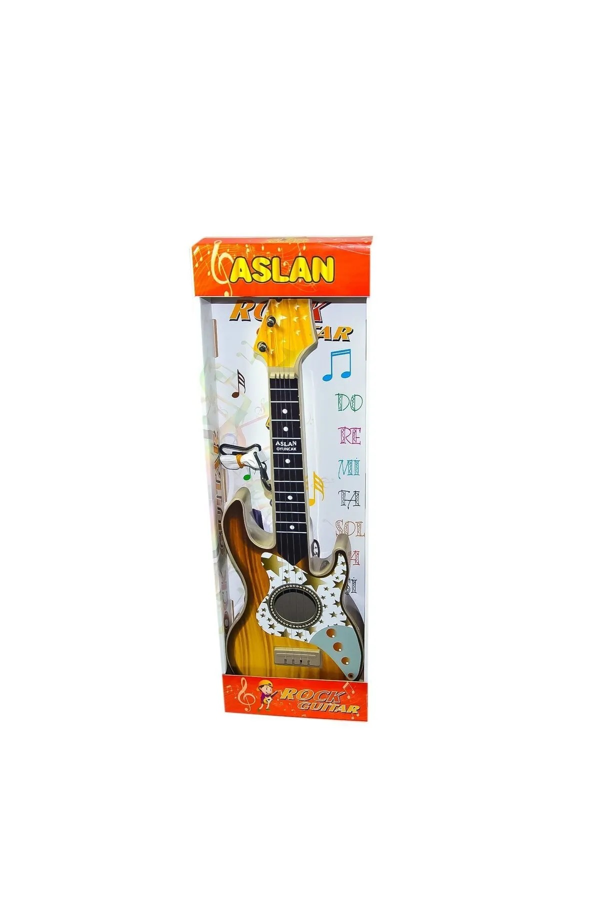 Aslan Rock Gitar Elektro Kahverengi