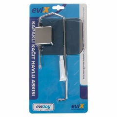 Eviday Evix Kağıt Havlu Askısı Kapaklı Yapışkanlı