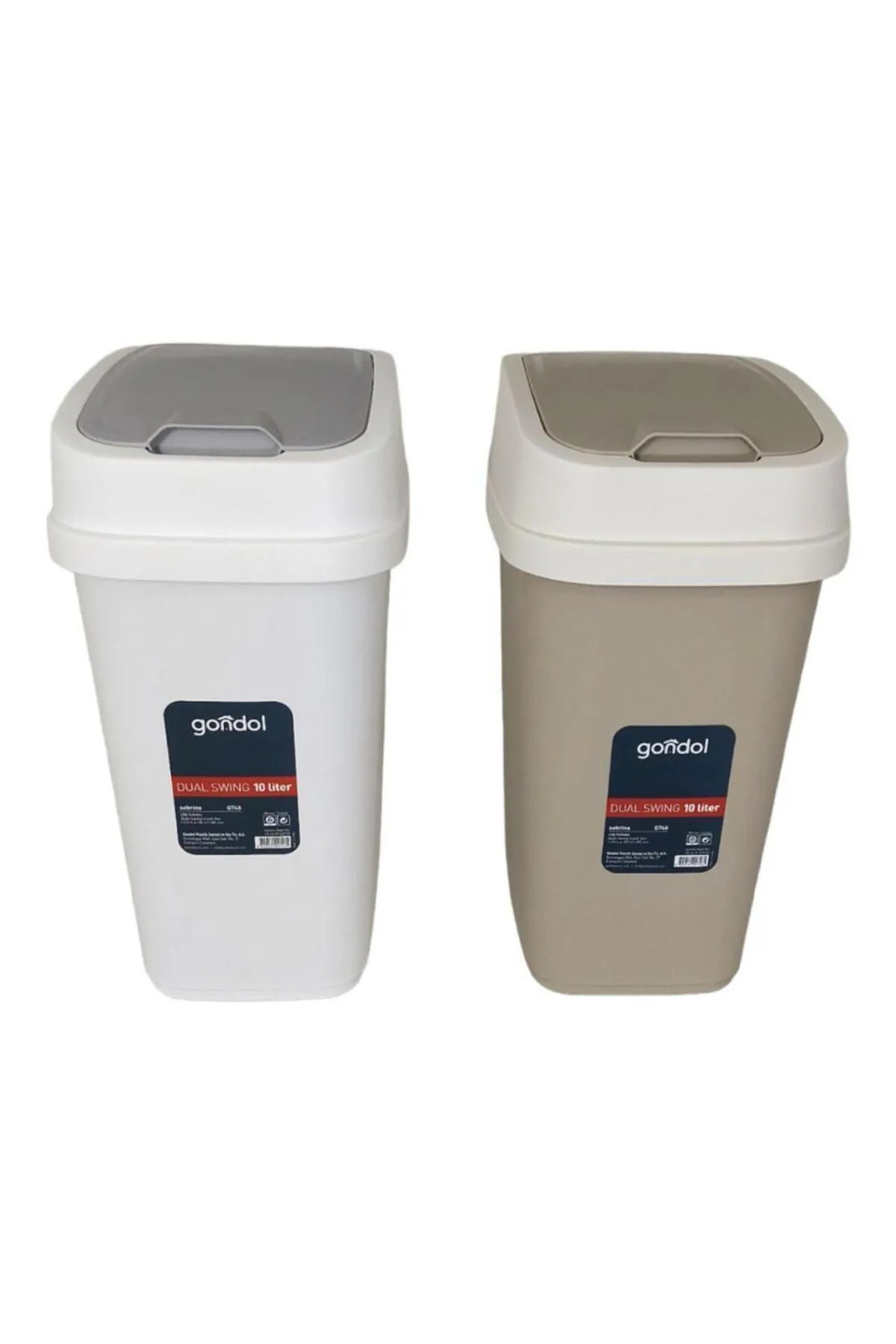 Gondol G-746 Sabrina Çöp Kovası 10 Lt Beyaz