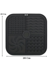 Omilife Köpek ve Kedi Yavaş Yeme Kabı Yalama Matı Katı Sıvı Gıda Silikon Fenomen Ürün