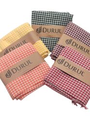 Durul Çok Amaçlı Piknik Örtüsü Pötikareli 165X165 Cm Siyah