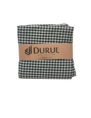 Durul Çok Amaçlı Piknik Örtüsü Pötikareli 165X165 Cm Siyah
