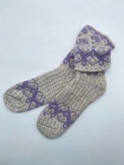 Kapar Yün Patik Desenli