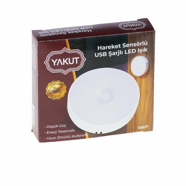 Yakut Led Aydınlatma Lamba Sensörlü Beyaz