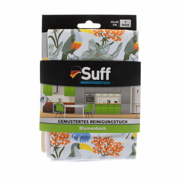 Suff Mutfak Bezi Çiçek Sepeti Blumenkorb 40X40 Cm 320 Gr Beyaz - No:8