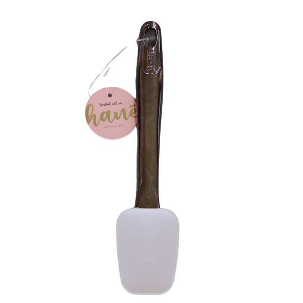 Hane Silikon Spatula  Siyah Saplı Açık Gri