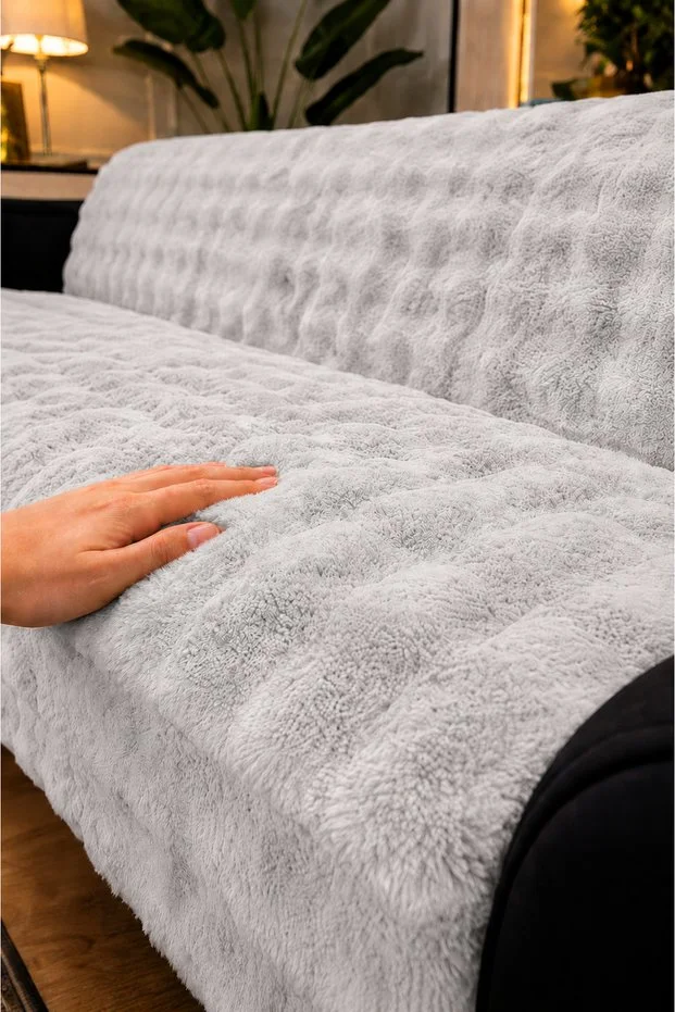 Sarar Bubble Koltuk Örtüsü 175 X 215 Cm Gri