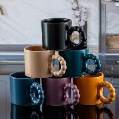 Keramika Kupa Bardak Seramik Senta İnci