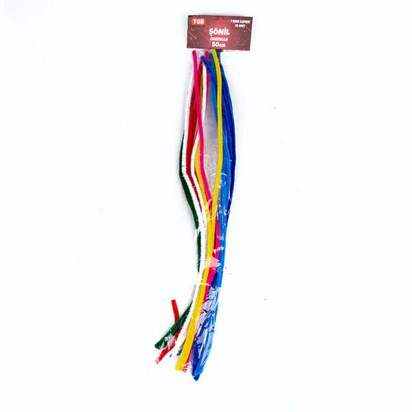 Tgb Şönil 50 Cm 20 Adet Karışık Renkli