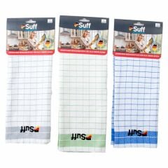 Suff Altın Serisi Kartelalı Cam ve Yüzey Temizleme Bezi 60X40 Cm