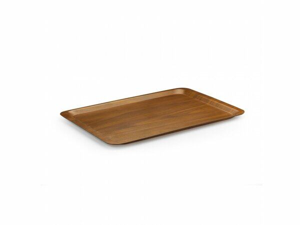 Tria Tepsi Kraft 43 X 61 Cm Kaymaz Ceviz Mat