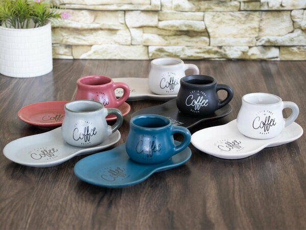 Perotti Kahve Fincan Takımı 12 Parça Porselen Venosa