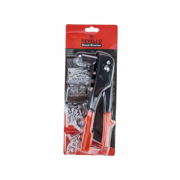 Revello Perçin Makinesi (Tabancası) Yedekli Kartelalı Kırmızı