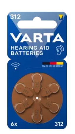 Varta İşitme Pili No-312 6 Lı