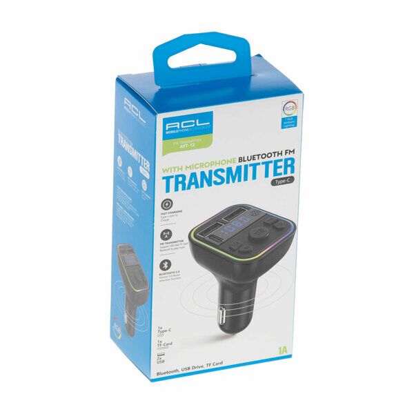 Acl Araç Transmıtter Modülatör Bluetooth MP3 Çalar 1A