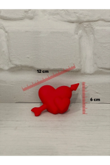 Akkuzu Oklu Kalpli Işıklı Led