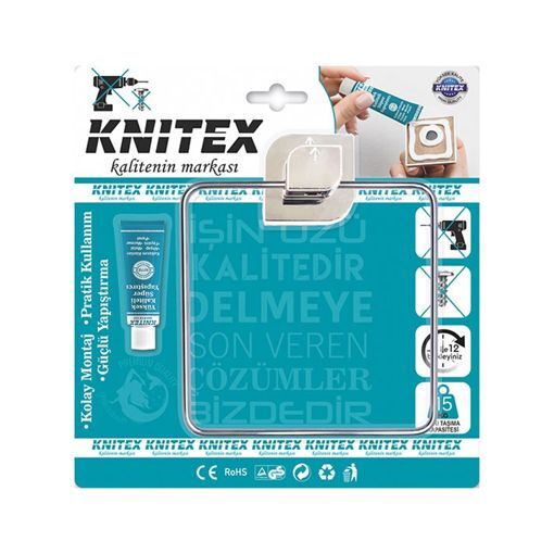 Knitex Kare Havluluk Gümüş