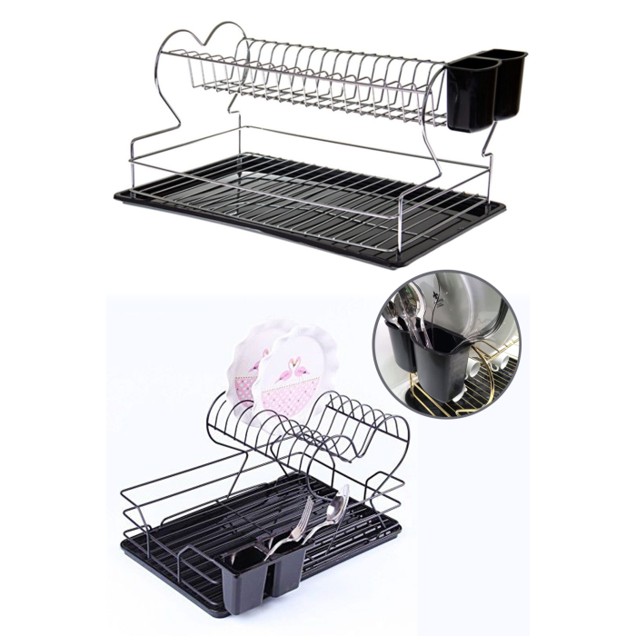 Askıcım Tabaklık Bulaşıklık Kalpli