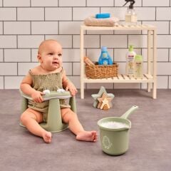 Dünya Banyo Mama Bebek Oturağı Su Yeşili