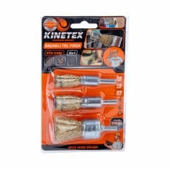 Kinetex Fırça Seti Kalem 3 Parça Gold