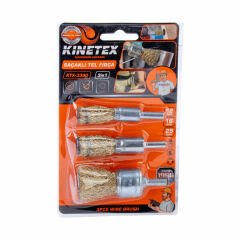 Kinetex Fırça Seti Kalem 3 Parça Gold