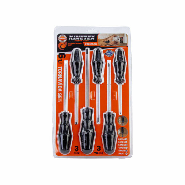 Kinetex Tornavida Seti 6 Lı
