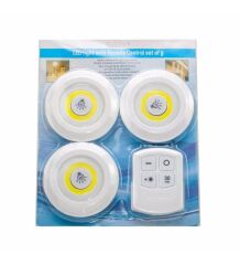 Gold Orion Or-1+3 Cob Uzaktan Kumandalı 3 Lü  Led Lamba Beyaz