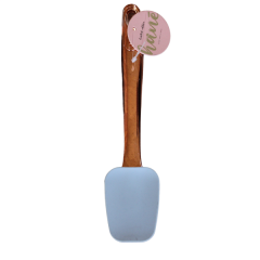 Hane Silikon Spatula Rose Gold Saplı Buz Mavi