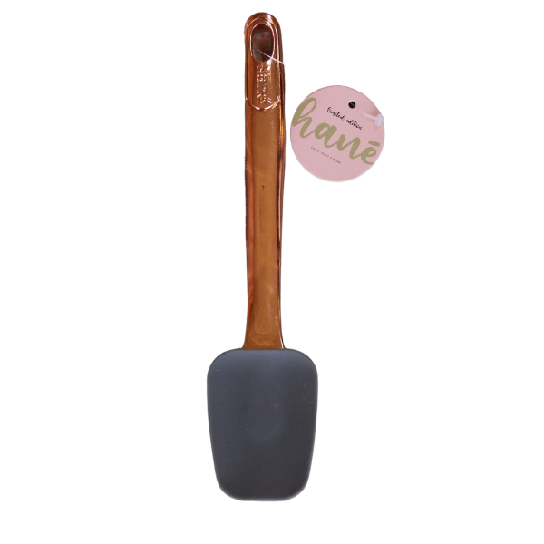 Hane Silikon Spatula Rose Gold Saplı Koyu Gri