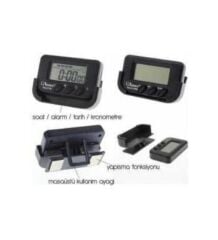 Kenko Dijital Masa Saati Alarm Kronometre