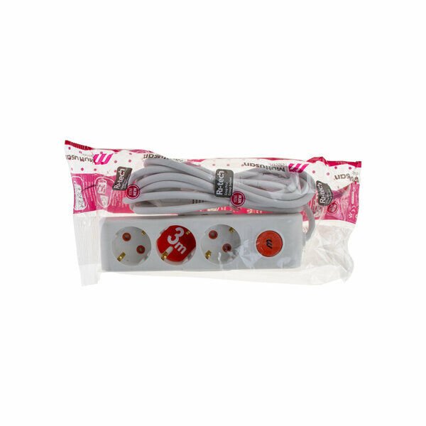 Mutlusan Ri-Tech Grup Priz Topraklı 3 Lü 3 Mt Anahtarlı