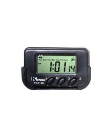 Kenko Dijital Masa Saati Alarm Kronometre Siyah