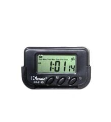 Kenko Dijital Masa Saati Alarm Kronometre Siyah