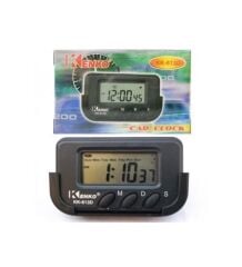 Kenko Dijital Masa Saati Alarm Kronometre Siyah