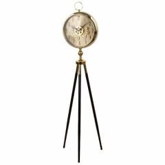 Krd Home Tripot Dekoratif Saat Çarklı Ayaklı Saat Süper