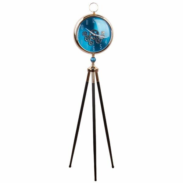 Krd Home Tripot Dekoratif Saat Çarklı Ayaklı Saat Süper